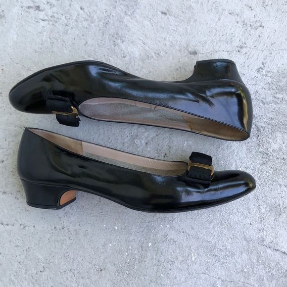 Ferragamo block heels - Picture 1 of 9
